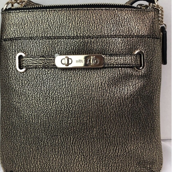Coach Metallic Gold Crossbody Bag - Picture 2 of 4